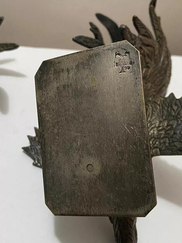 Escultura Antiga Galo de Briga em Bronze Bransdor (Par)