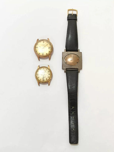 Lote Relógios Antigos Fortissimo 21 Mafil 21 Rubis Suiço