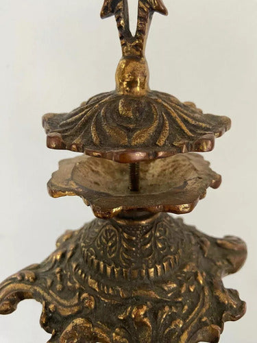 Suporte De Fruteira Em Bronze