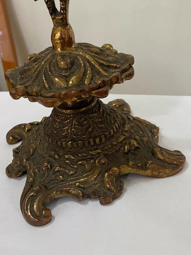 Suporte De Fruteira Em Bronze