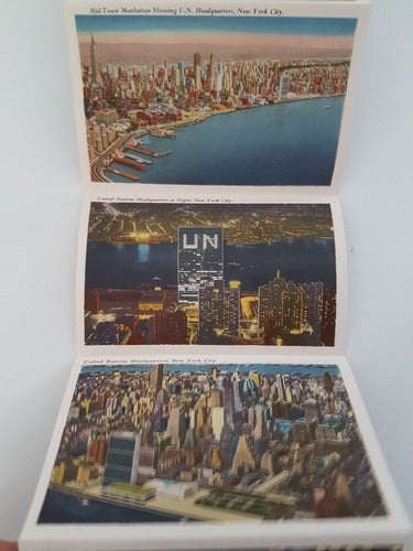 Cartão Postal Antigo Lembrança Saudações De Nova Iorque Eua