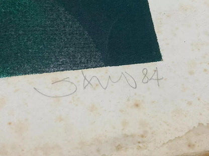 Quadro Gravura Antiga *pássaro* Assinada E Numerada