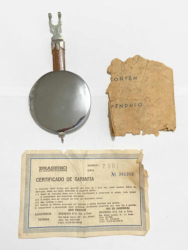 Pêndulo Relógio Antigo Peça