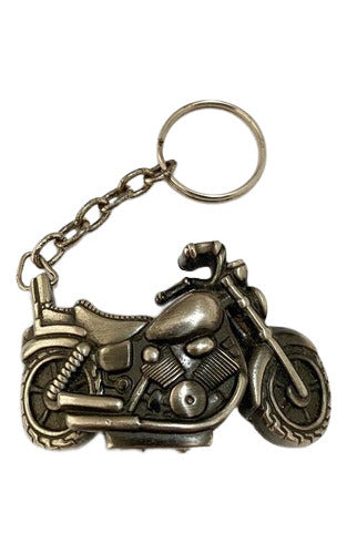 Antigo Chaveiro Moto Harley Com Relógio Mb Quartz