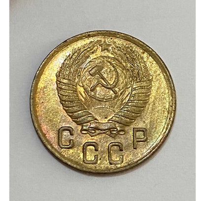 Moeda Antiga Russia Urss 2 Kopeks 1950