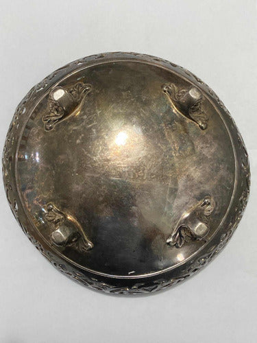 Fruteira Antiga Marca Reed Barton Cor Prata