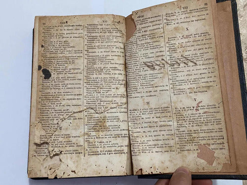 Dicionário Antigo Francês Português 1879 José Da Fonseca