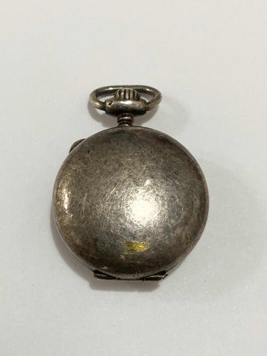 Antigo Porta Comprimido Cor Prata