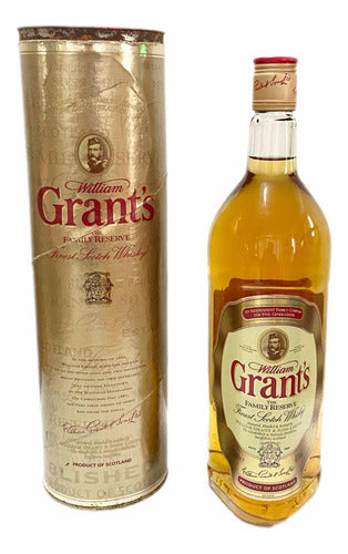 Antigo Whisky Lacrado William Grants Family Reverse Finest S
