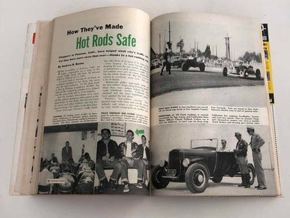 Revista Antiga De Automóveis Popular Science 1955 - Hot Rods