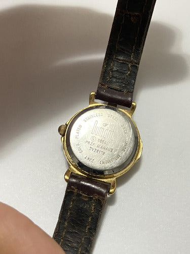 Relógio Antigo Dumont Quartz Dourado