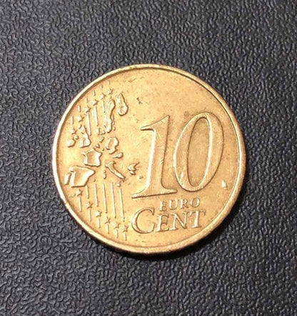 Moeda 10 Euro Cent Centimos Alemanha 2002 #lote02