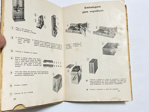 Manual Máquina De Costura Antiga Elna