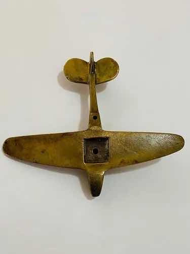 Antigo Avião De Bronze Decoração