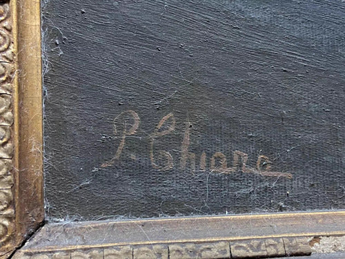 Quadro Antigo Pintura Oleo Assinado Natureza Morta Frutas