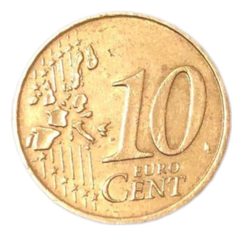 Moeda 10 Euro Cent Centimos Alemanha 2002 #lote02
