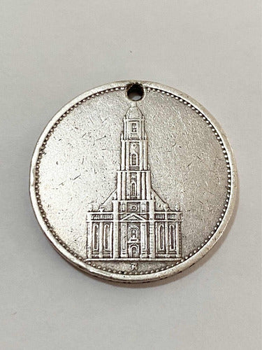 Moeda Antiga De Prata 1934 Alemanha 5 Reichsmark