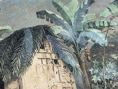 Quadro Litografia Antiga Rugendas Brasil Imperial 1835