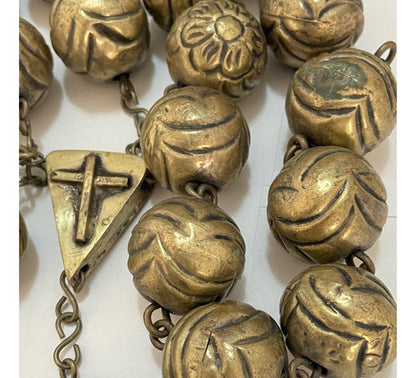 MAGNÍFICO TERÇO GIGANTE ANTIGO em alpaca 2 METROS