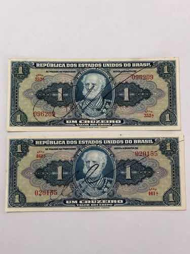 Coleção Cédulas Antigas 1 Um Cruzeiro Lote 11