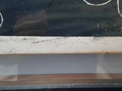 Quadro Antigo Gravura Assinada 1964