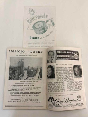 Revista Antiga Programa Teatro Municipal Rio De Janeiro 1944