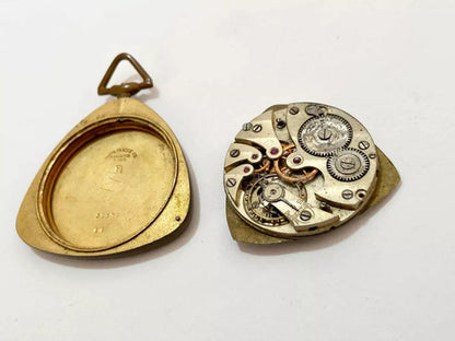 Antigas Peças Máquina Relógio Antigo De Bolso