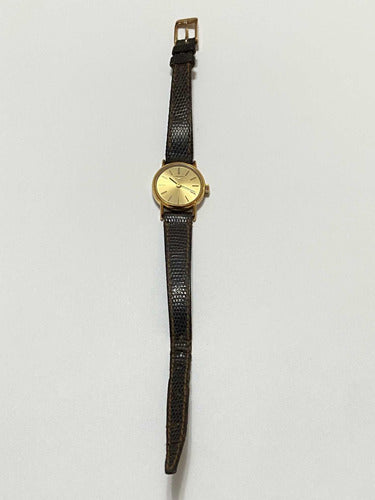 Relógio Antigo Longines Swiss Banhado Ouro Funcionando