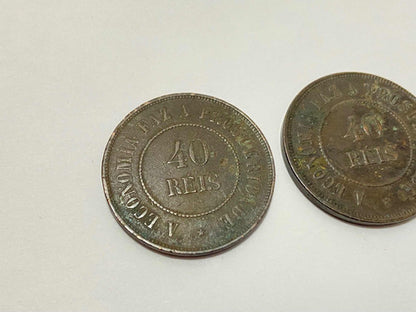 Moedas Antigas 40 Réis 1912 - Lote 2