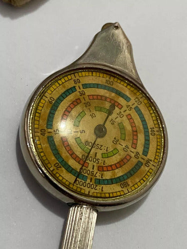 Antigo Medidor De Distancias Em Mapas - Curvímetro Alemão