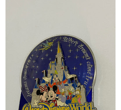 Botton Pin Antigo Castelo Walt Disney World Mickey Rotativo