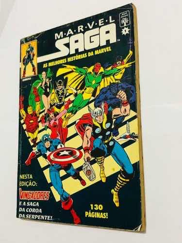 Hq Gibi Antigo Marvel Saga 1a Edição