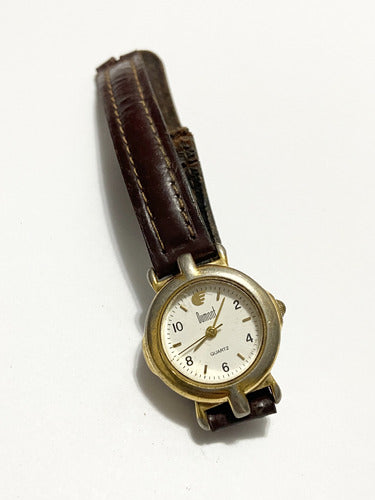 Relógio Antigo Dumont Quartz Dourado