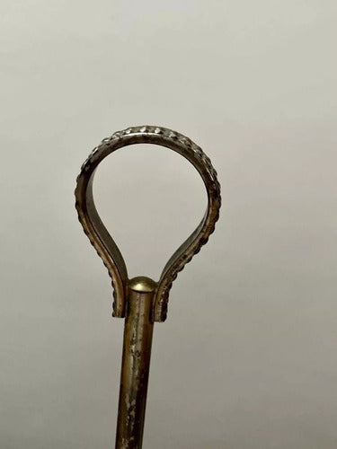 Castiçal Porta Velas Antigo Cor Prata