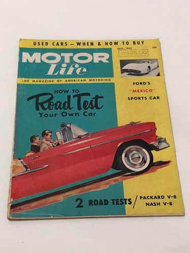 Revista Antiga De Automóveis 1955 Motor Life