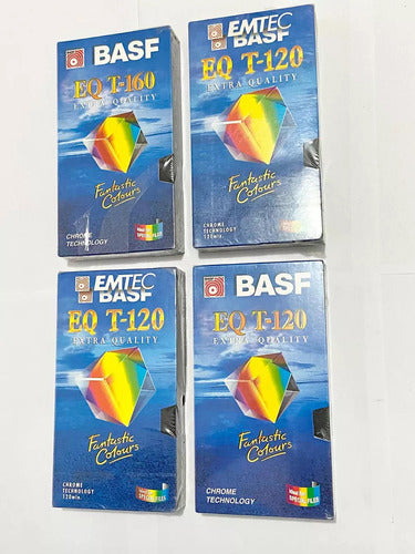 Antiga Fita Vhs Lacrada Virgem Emtec Basf