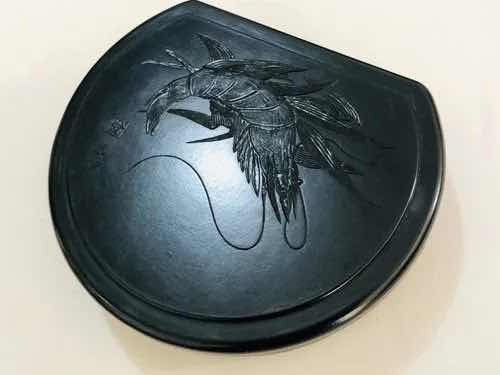 Antiga Caixa Japonesa Porta Joias Com Divisórias