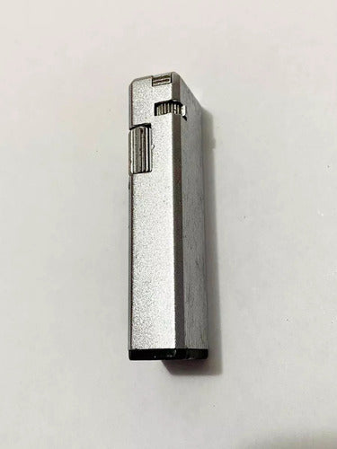 Isqueiro Antigo Japonês Cor Prata - Bravo Japan