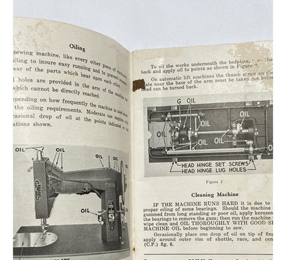 Manual Máquina De Costura Antiga Kenmore