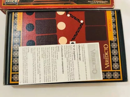 Antigo Jogo De Tabuleiro Veredicto Game Office