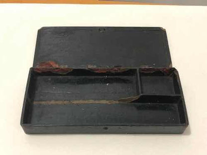 Caixa De Madeira Porta Joias Com Pintura Japonesa